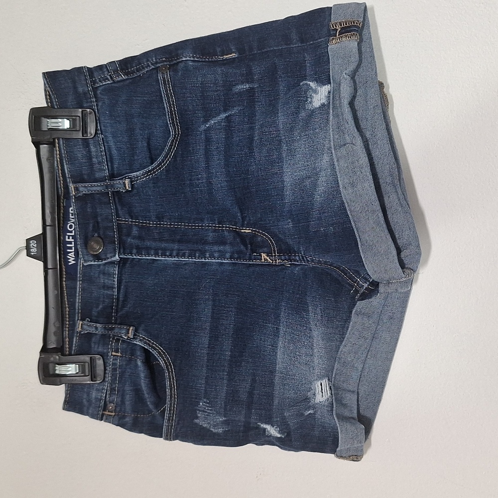 Wallflower Classic Blue Denim Shorts Legendary Fit